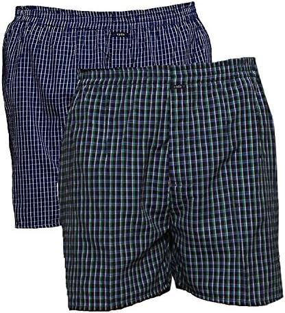 PSK Men's Boxer Shorts Pack of 2 (Combo) Blue Multi