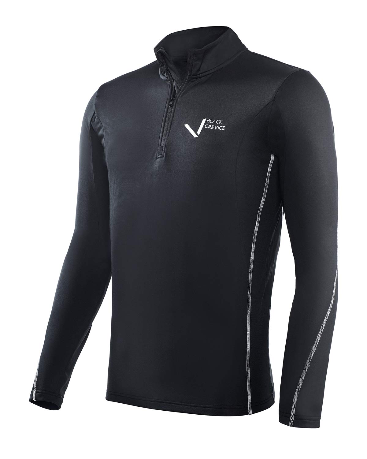 Black Crevice Men's Ski Jumper, Black, M