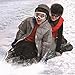 Pipeline SNO Tomahawk II Inflatable 2 Person Snow Tube Sled with 4 Grip Handles, 56” Inch Length