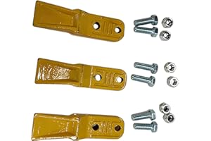 harayaa Mini Excavator Attachments Accessories Heavy Duty Bolt on Tooth Trenching Bucket Teeth, Bucket Teeth