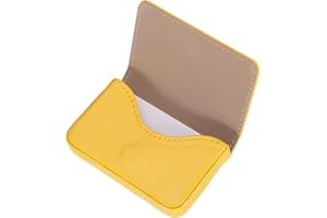 uxcell Business Card Holder, PU Leather Business Card Case Pocket Business Name Card Holder with Magnetic Shut for Men and Wo