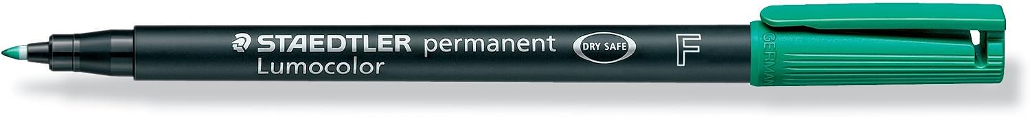 Staedtler Retro Permanent Fineliner Pen - Green, No - Image 3