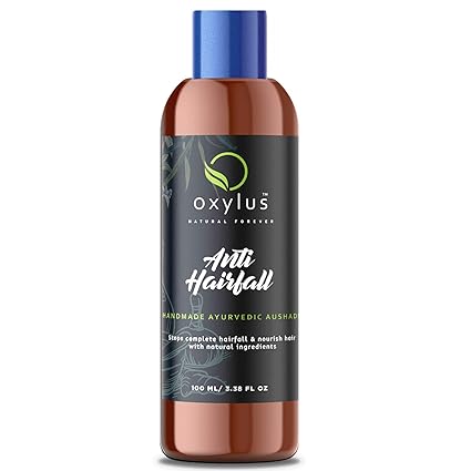 Oxylus Anti Hairfall Aushadhi for Men & Women (15 Days Result) With 12 Natural Herbs Aloevera, Jojoba, Methi, Bhringraj And More.
