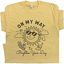 Amazon.com: XS - Vintage Sunshine Shirt Funny Shirt for