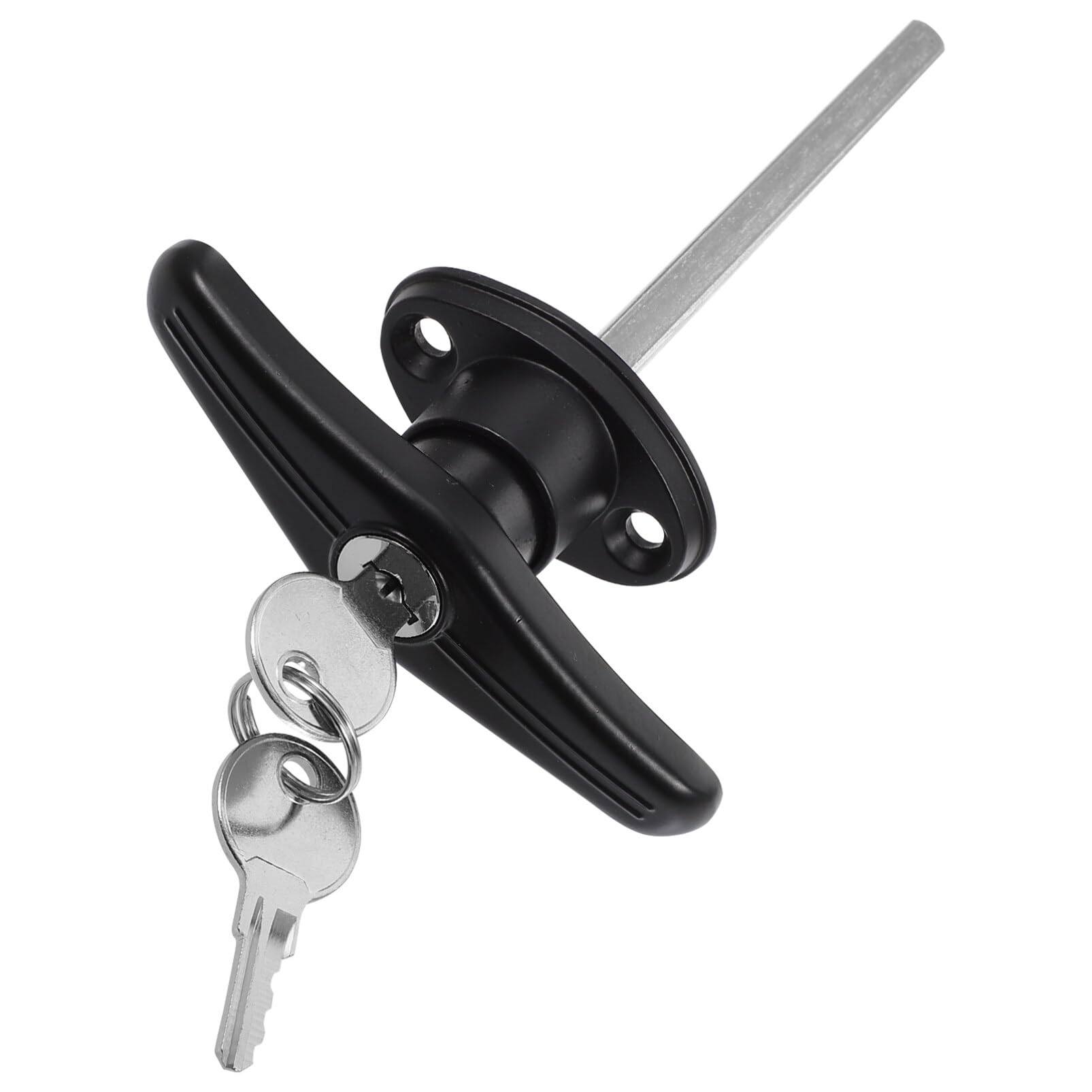 DOITOOL Garage Door Lock with Keyed T-Handle 6.69 Inch Long Shaft Lock Hardware for Shed and Outdoor Building Security Weather Resistant and Easy to Install