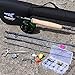 KastKing Emergence Fly Fishing Combo - 4 Piece Graphite Fly Fishing Rod, Pre-Loaded Aluminum Fly Fishing Reel, Accessories and 12 Popular Flies - with a Protective Travel Case - Super Value!