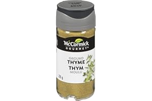 McCormick Gourmet (MCCO3), New Bottle, Premium Quality Natural Herbs & Spices, Ground Thyme, 28g