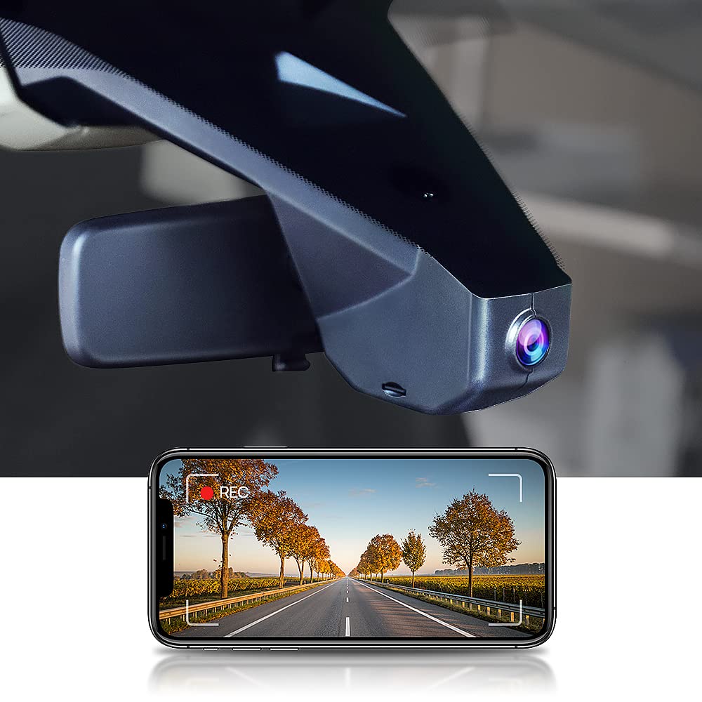 FITCAMX Dash Cam Suitable for Peugeot 3008/5008/CITROEN C5 Aircross/DS7 CROSSBACK/DS7 ETENSE 2017-2023, 4K Wireless Car Recorder WiFi, 2160P UHD Video, Night Vision, G-Sensor, Plug Play, 64GB Card