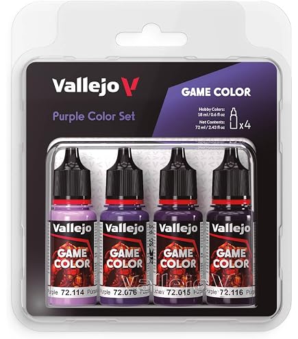 Amazon.com: Vallejo - Orange Color Set, Game Color, 4 Bottles x
