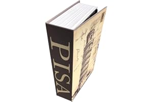 SEPOX® Diversion-Safes Portable Book-Safe Box with Key-Lock 5.6"D x 9"W x 1.6"H Steel Lock Box Safe-Book with Real Paper Cover, Perfect for Home, Travel,Dorm Store Money, Jewelry, Phone and Passport