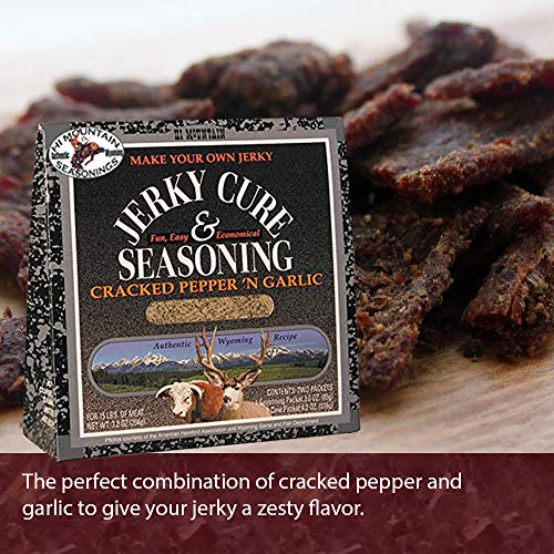 Hi Mountain Jerky Seasoning and Cure Original Blend, Cracked Pepper N