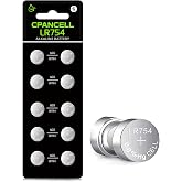 CPANCELL AG5 LR754 309 393 SR754 SR754 Battery Alkaline Button Cell Battery (10 Count)