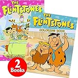 The Flintstones Coloring and Activity Book Set (2 Books ~ 96 Pages)