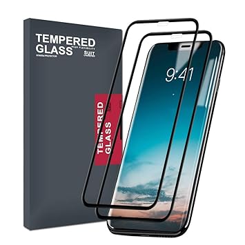 Meidom Panzerglas Schutzfolie für iPhone XR [2 Stück] Anti-Kratzen Full Screen Displayschutzfolie Kompatibel mit iPhone XR (6