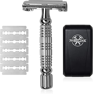 Nobelisk Premium Rasierhobel + 5 Rasier-Klingen
