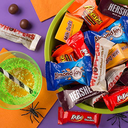 HERSHEYS-Bulk-Halloween-Chocolate-Candy-REESES-HERSHEYS-KIT-KAT-Miniatures-Assortment-250-Pieces-5lbs-bag