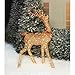CHRISTMAS BUCK DOE SCULPTURE SET PRE LIT REINDEER DEER LIGHT OUTDOOR YARD DECOR