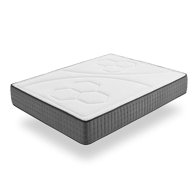 Moonia - Colchon Hexacare Muelles Ensacados 28 Cm - 110X200CM