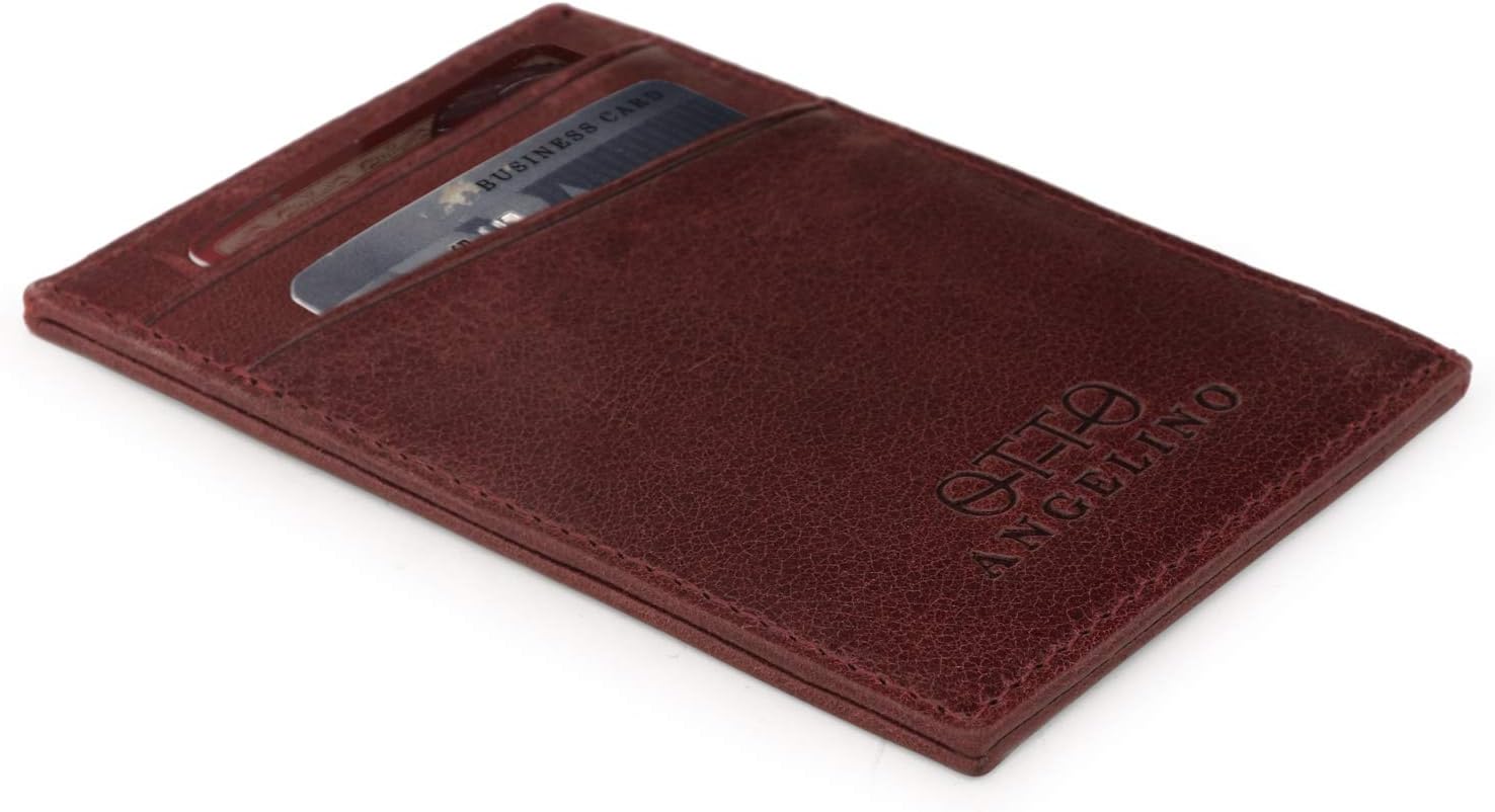 Otto Angelino Genuine Leather Wallet - Bank Cards, Money, Driver's License - Unisex - Image 3