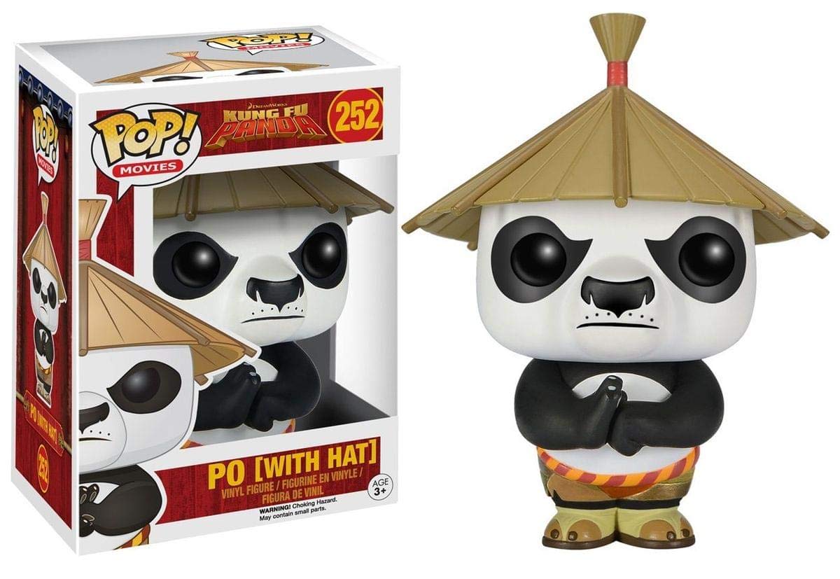 Funko Kung Fu Panda 6402 "POP! Vinyl Po w/Hat Figure