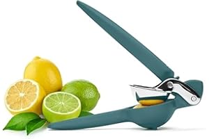 Chef'n FreshForce Lemon Squeezer Citrus Juicer, Premium Quality, Max Extraction, Collard Green