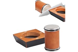 PODYSLEN Rolling Knife Sharpener, Multi-Angle Knife Sharpening Tool with Industry Diamonds for Kitchen Knives - Knife Sharpener Kit Offers 15, 20, 18, 22 Degree Sharpening, 4 Angle