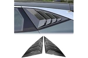 XYHGM for Hyundai Tucson 2023 2022 Window Louvers Rear Side Window Louvers Air Vent Scoop Shades Cover Blinds Trim Exterior Accessories 2PCS(Carbon Fiber)