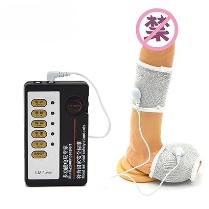 DAYYN Elektro Schock Penis Hoden Stimulation Penisringe Elektrisch Schock Penis Ärmel Sex Leben Medizinisch Thema Sex Spielze