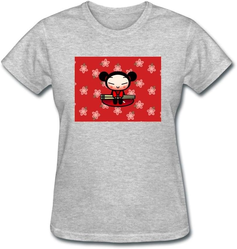 Dotion Women's Pucca China Doll Design T Shirt