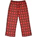 Little Jammies Girls Ribbon and Lace Plaid Flannel Pajamas