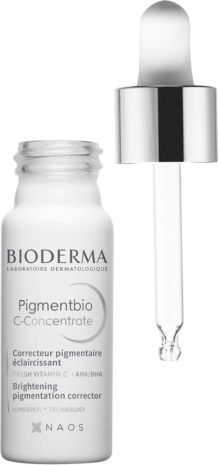 Bioderma Pigmentbio C-Concentrate, Brightening Vitamin C Face Serum for Intense Pigmentation Correction & Hydration
