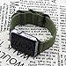 For Apple Watch Band,ViCRiOR 42mm Woven Nylon NATO iWatch Band Replacement Strap with Adapters for Apple Watch 42mm Series 3, Series 2 and Series 1,Navy Green