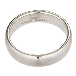 MJ Metals Jewelry Classic Mirror Polished White