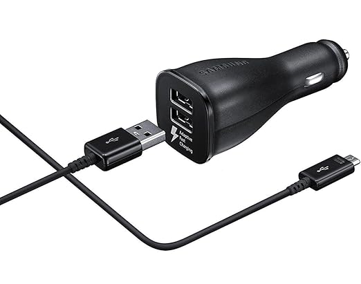Samsung Fast Charge Dual Port Car Charger Retail Packaging Samsung Fast Charge Dual Port Car Charger Retail Packaging