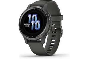 Garmin Venu 2S, Smaller-Sized GPS Smartwatch with Advanced Health Monitoring and Fitness Features, Slate Bezel with Graphite 
