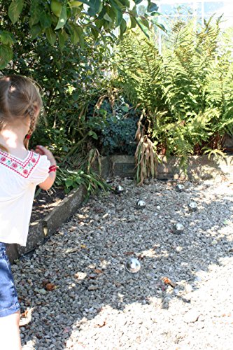 Big Game Hunters 8 Boules Set mit Rostschutz und Luxuriöser Tragetasche aus Segeltuch - Robustes 8 Boules Set, Poliert und Graviert Offizielle Größe – Bild 8