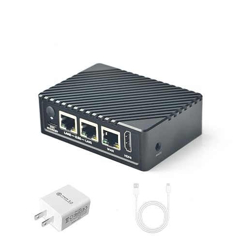 youyeetoo NanoPi R5S Mini Router with Metal Case, RK3568 Development ...