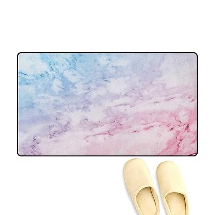 Amazon Com Zojihouse Marble Floor Mat Pattern Pastel Toned