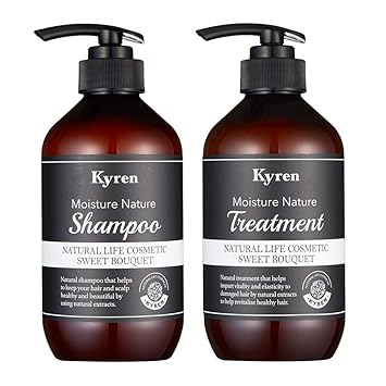 Amazon Com Kyren Moisturizing Natural Shampoo And Treatment Set Sweet Bouquet 98 All Natural Deep Cleansing Ingredients Soothing Treatment For Dry Damaged Color Treated Curly Hair 1000ml 35 27oz Beauty