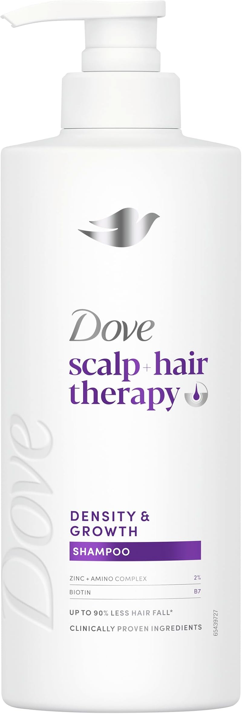 Dove Density & Growth Shampoo 400 ml with Amino Complex Zinc Biotin