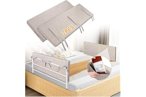 MYBOW Bed Rail Cushion Hospital Bed Side Rail Pads Medical Foam Padding Bed Fall Protector Rail Covers for Elderly Adults Safety Bed Railing Padded Cover (2 Count)