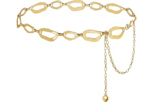 Suyi Waist Chain for Women Ladies Chunky Chain Belt for Dresses
