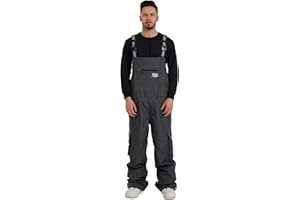 HIEEKDER Men's Snowboard Bibs Ski Women Insulated Waterproof Snow Pants Bib Breathable Overalls Outdoor Winterproof