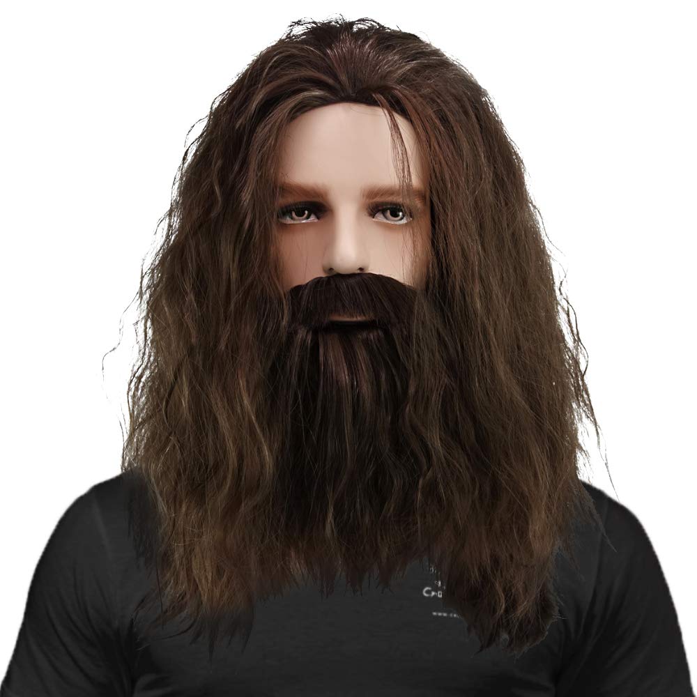 Perucken Barte Kleidung Accessoires Jesus Wigs Beard Adult Men