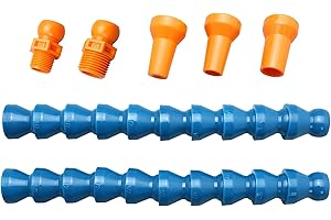 ZJGY-84211 Adjustable Coolant Hose Assembly Kit,POM, 7 piece, round nozzle 1/2″ Coolant Hose ID
