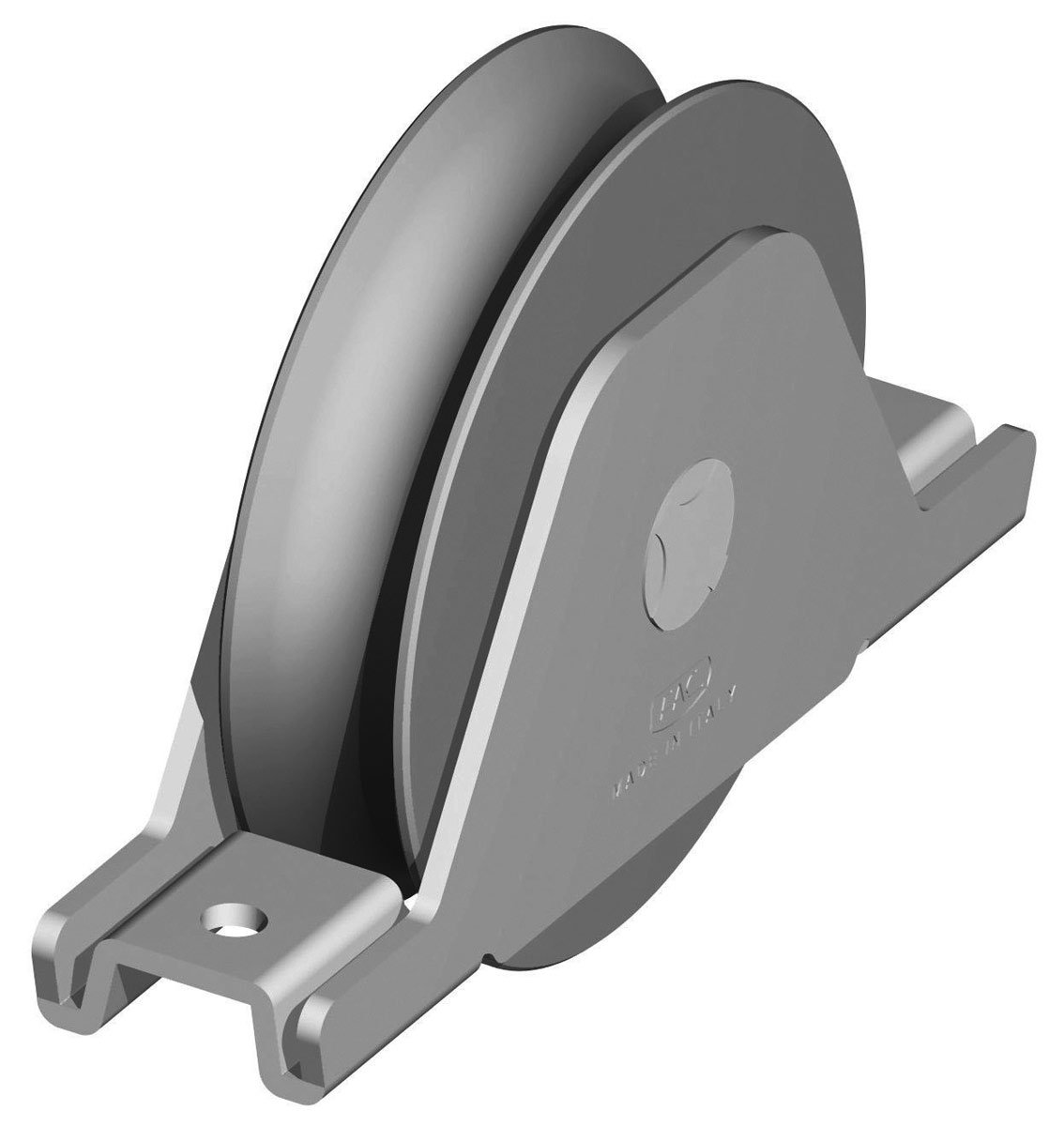 1/2 Round Throat Pebble Diameter 16 mm – Folded/Drilled Bracket Diameter 90 – 1 Roll