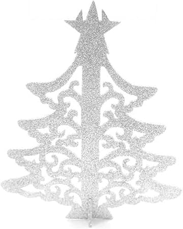 Segnaposto Natalizi Amazon.Generique Segnaposto Albero Di Natale Bianco Taglia Unica Amazon It Giochi E Giocattoli