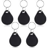 Beeveer Nfc Tags Keytags,Nfc Key Keychain | Business Card,Digital Programmable 504 Bytes Memory, Compatible with Mobile Phone