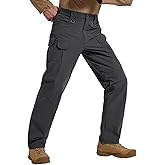 Hiwise Men's Quick Dry Cargo Pants Water Resistant Tactical Pants Lightweight Stretch Outdoor Work Hiking Pants