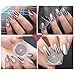 Becoyou Nail Glitter Powder Shinning Nail Mirror Powder Set Makeup Art with Sponge Stick